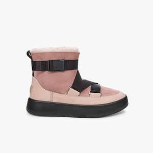 Ugg Classic Boom Buckle Women Classic Boots Pink/Black (7145ECLQY)